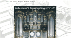 Desktop Screenshot of orgelkonzerte-langenhorn.de