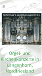 Mobile Screenshot of orgelkonzerte-langenhorn.de