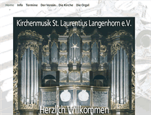Tablet Screenshot of orgelkonzerte-langenhorn.de